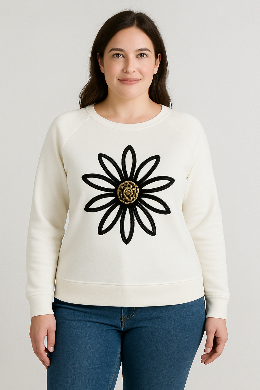 Sudadera flor