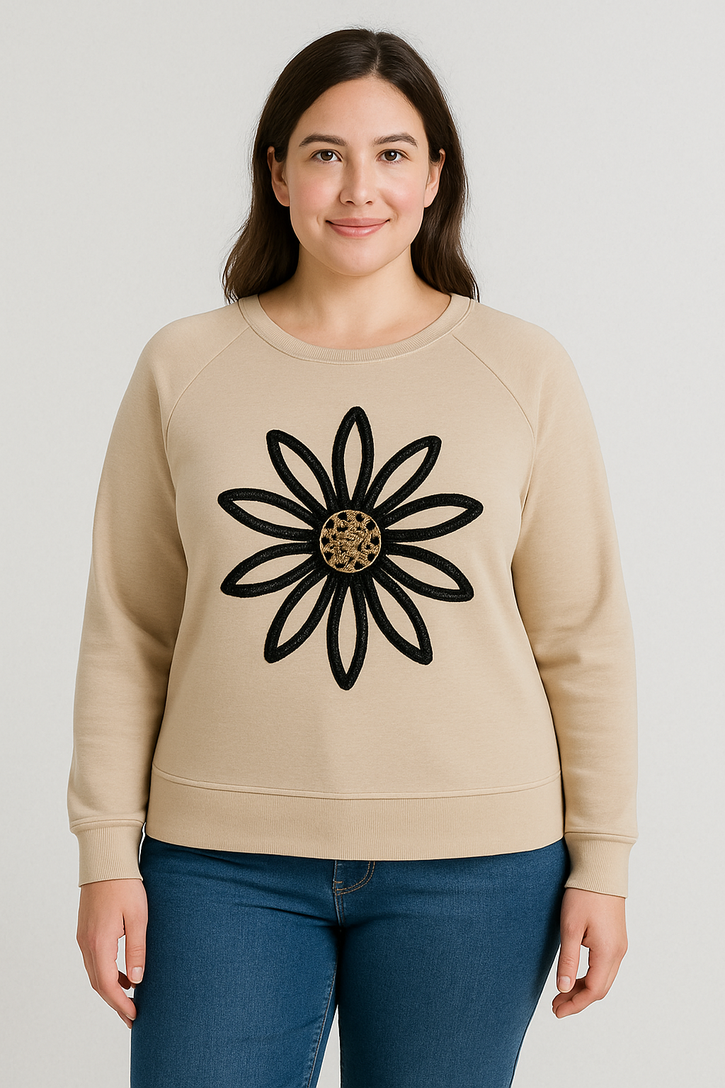 Sudadera flor