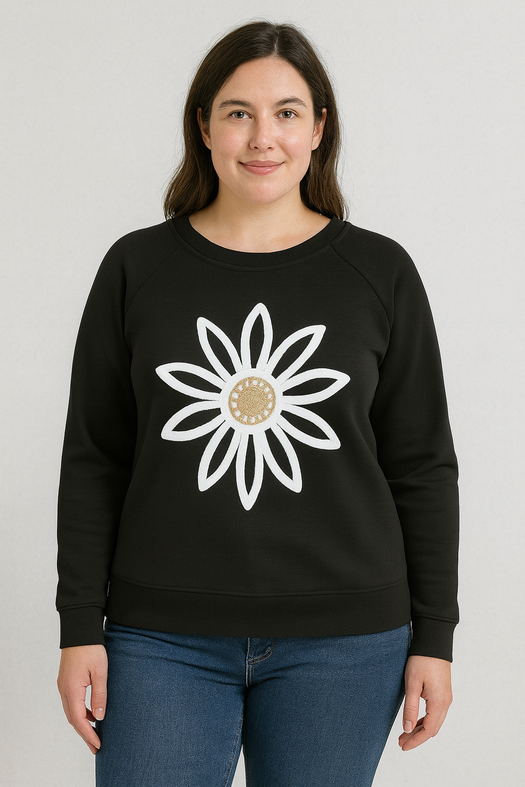 Sudadera flor